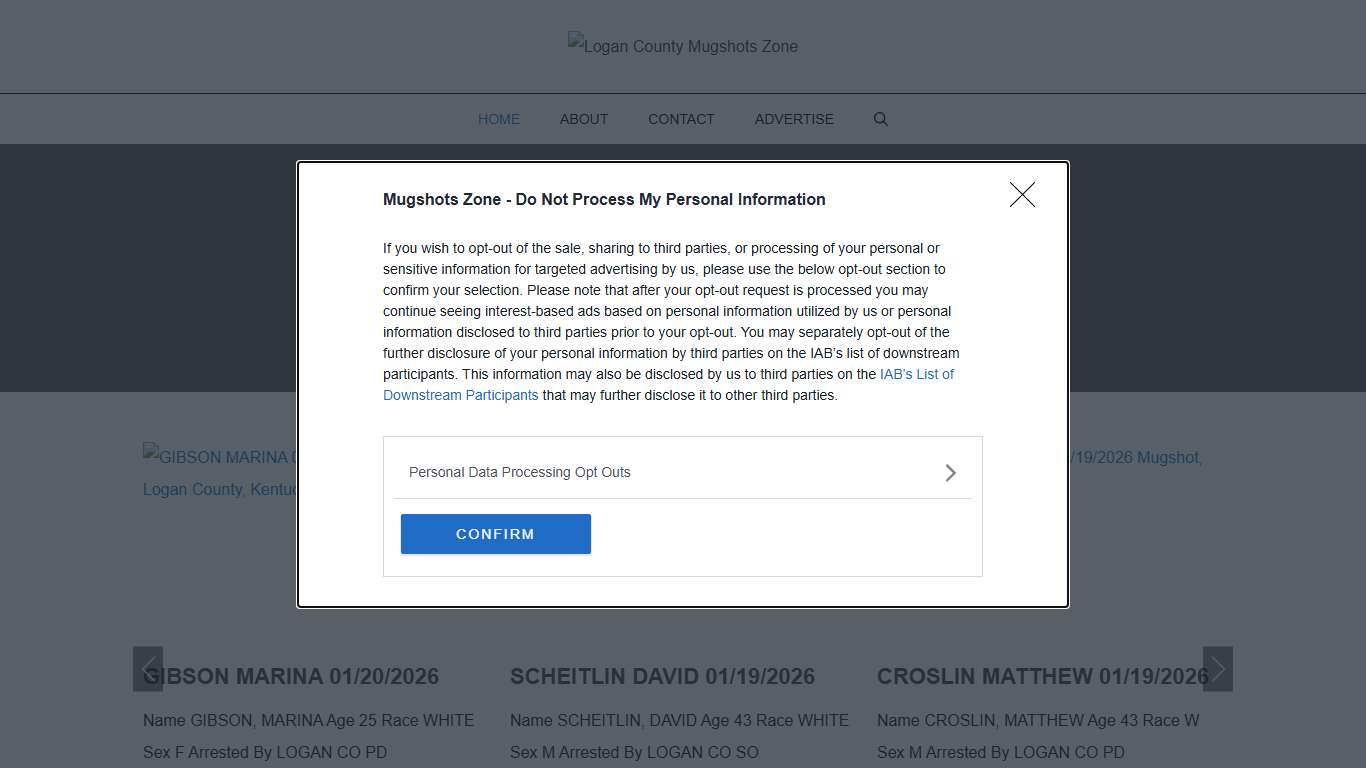 Logan County Mugshots Zone